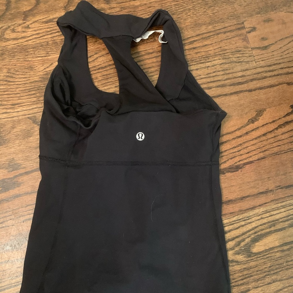 Lulu lemon black workout tank
